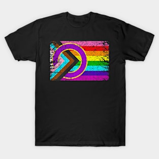 Intersex Inclusive Progress Pride Flag Lgbt Progress T-Shirt